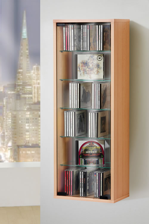 CD-Vitrine VCM Garda f�r 160 CDs (CD- und DVD-Moebel)