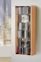 Details zu: CD-Vitrine VCM Garda f�r 160 CDs (CD- und DVD-Moebel)