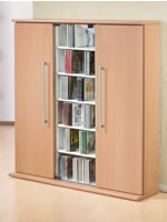 CD-Schrank VCM Santo f�r 450 CDs oder 195 DVDs