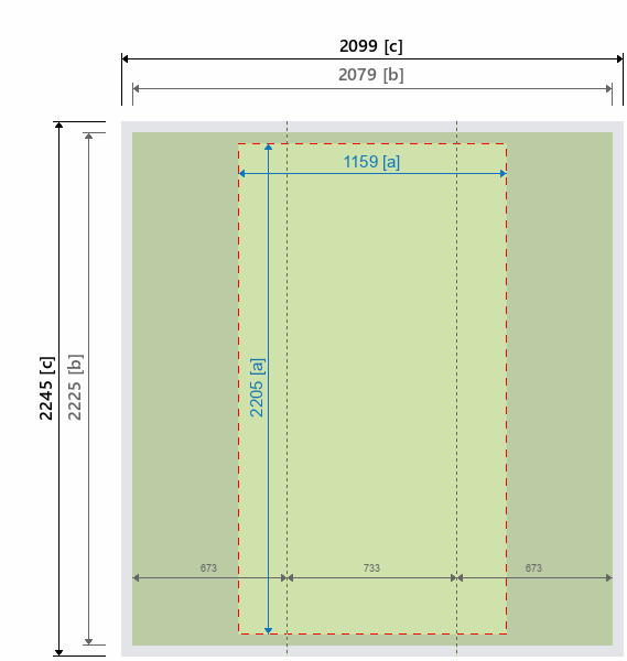 Grafikmasse f&uuml;r 120911 Faltdisplay "Evolution Xpress" :
