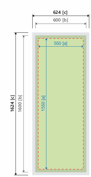 Grafikmasse f&uuml;r 530301 Leuchtdisplay "Illumigo"  :