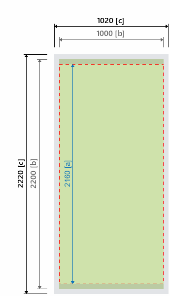 Grafikmasse f&uuml;r 113125 Neudruck für Messeaufsteller :