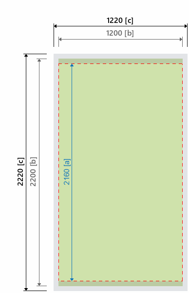 Grafikmasse f&uuml;r 113135 Neudruck für Messeaufsteller :