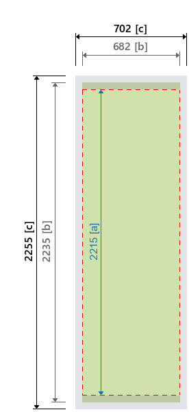 Grafikmasse f&uuml;r 121100 Neudruck für Faltdisplays :