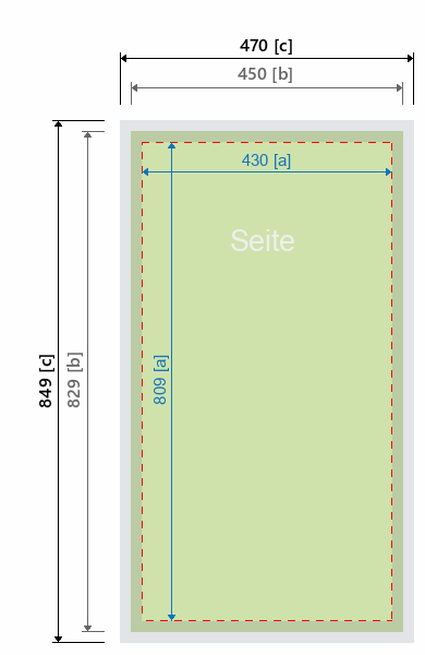 Grafikmasse f&uuml;r 513573 EC-Counter "EC-2" :