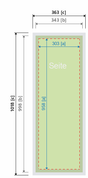 Grafikmasse f&uuml;r 513821 Messetheke "LED Embrace" :