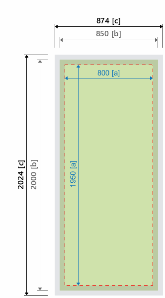 Grafikmasse f&uuml;r 530302 Leuchtdisplay "Illumigo One"  :