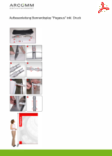 Aufbau Bannerdisplay "Pegasus" inkl. Druck