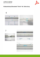 Aufbau Stabile Trennwand "Vector" mit Plexiglas oder PVC