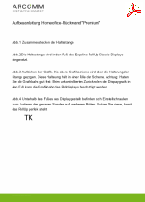 Aufbau Homeoffice-Rückwand "Premium" 