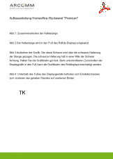 Aufbau Homeoffice-Rückwand "Premium" 