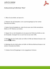 Aufbau Koffertheke "Maxi"